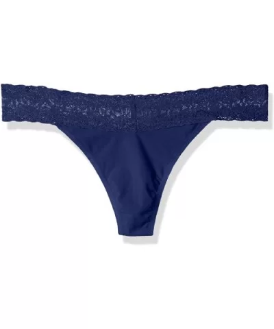 $21.08 Women's Bliss Perfection Plus One Size Thong - Blueberry - CA12JSP1CHJ Panties