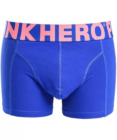 $9.23 Pink Heroes Mens Boxer Cotton Underpants Knickers Sexy Briefs Shorts Underwear - Blue - C418WOM97DU Boxer Briefs
